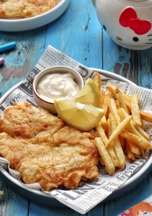 Foto resep Fish and Chips Ala Resto