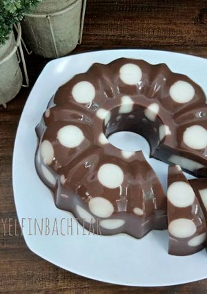Foto resep Puding Polkadot