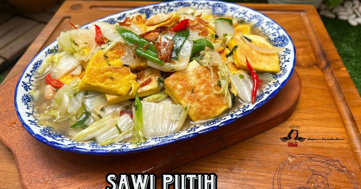 1 086 Resep Sawi Putih Tahu Rebus Enak Dan Mudah Cookpad