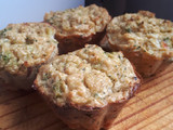 Muffins de verduras y corazón de queso