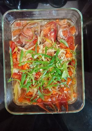 Foto resep Tim kerapu pedas