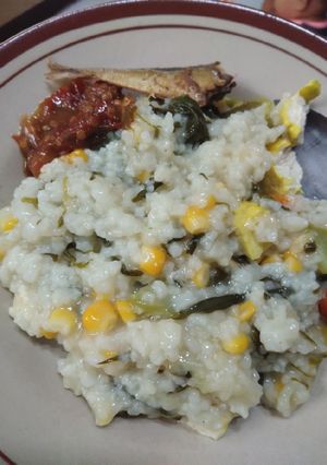 Foto resep Bubur khas manado dari Bandung 😁