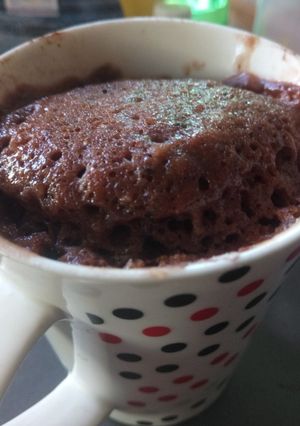 A picture of Chocolate mug cake.