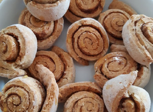 Una foto de Rollitos de canela versión saludable