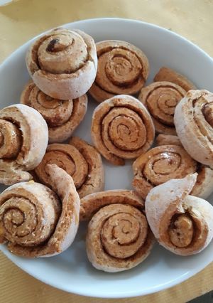 Una foto de Rollitos de canela versión saludable