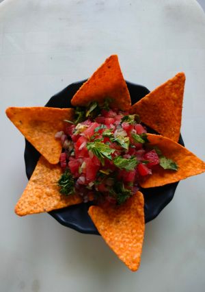 A picture of Watermelon salsa.