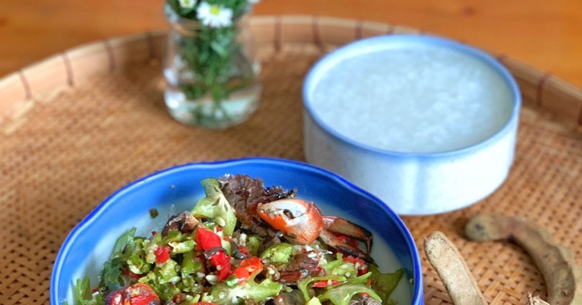 Cách Làm Món Ba Khía Trộn Me Non Khế Chua của Bòn Bon - Cookpad