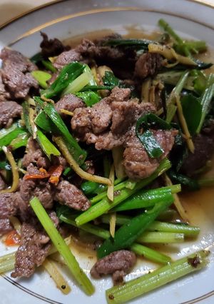 沙茶炒山豬肉 的食譜成品照片