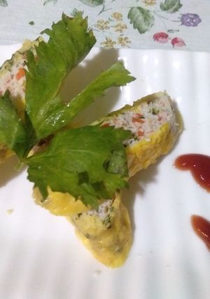 Foto resep Tofu roll egg 🍳😋😋(tahu gulung telur) 🍳