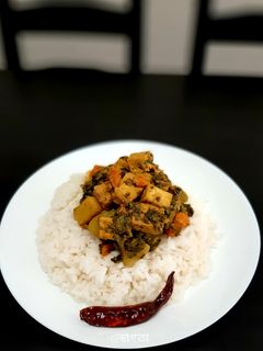 পালং শাকের সব্জী (palak saager sabji recipe in Bengali) রেসিপির প্রধান ছবি