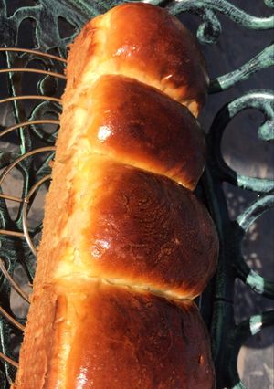 Una foto de Pan de molde hokkaido 🍞🧈🥚