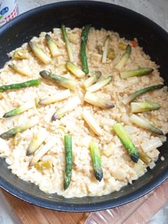 Une photo de Risotto aux asperges