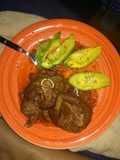 Cetogénica: codillo guisado con aguacate