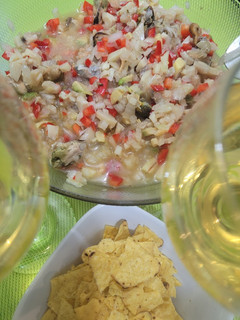 Una foto de Ceviche simple y fácil