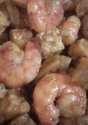 Foto resep Orek tahu tempe dan Udang Kupas