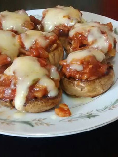 Una foto de Champiñones rellenos
