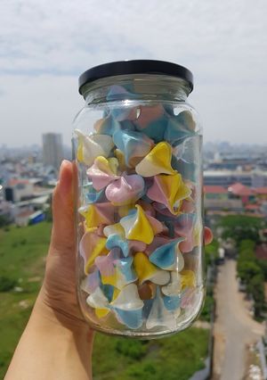 Hình của món Kẹo đường lòng trắng trứng.