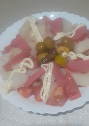 صورة لوصفة سلطة الخضر