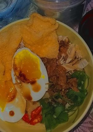 Foto resep Bubur Ayam Oatmeal Simpel
