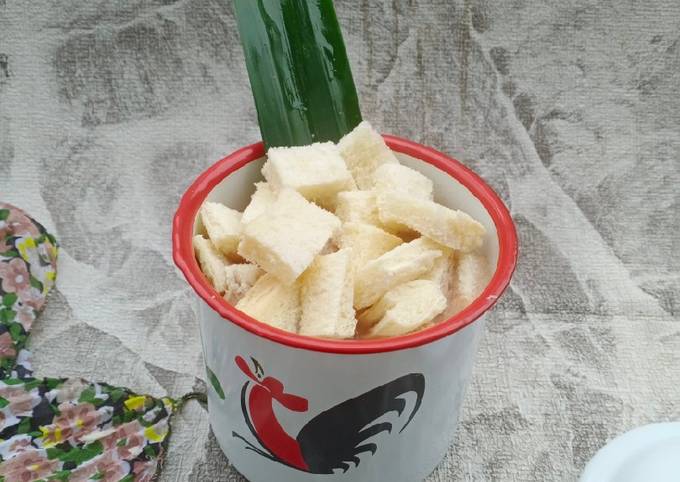 Wedang Roti Cup Resep Wedang Jahe Roti Tawar (M46) oleh Widjie Astuti - Cookpad