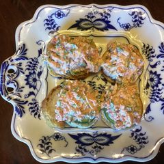 A picture of California Farm Salmon Tartare.