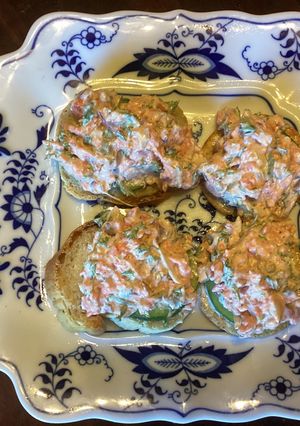 A picture of California Farm Salmon Tartare.