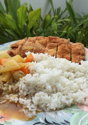 Foto resep Chicken katsu curry