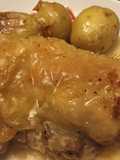 Muslos de pollo rellenos