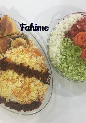عکسی از دستور هویج پلو🥕