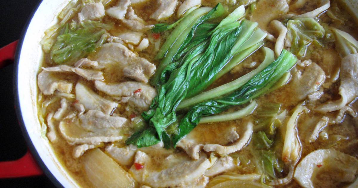 Pork & Cabbage Miso Nabe (Hot Pot) Recipe by Hiroko Liston - Cookpad-image