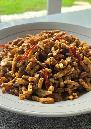 Foto resep Orek Tempe Teri Kacang