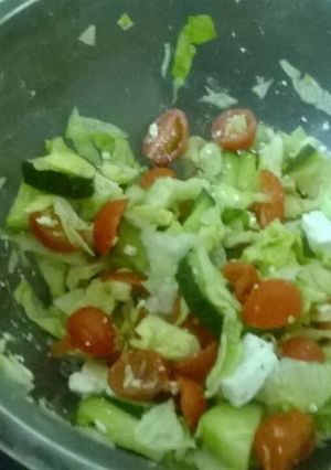 A picture of Spring salad.
