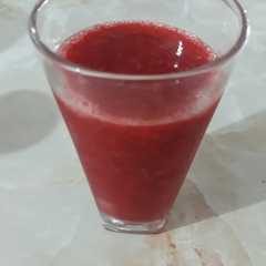 Una foto de Jugo de frutilla