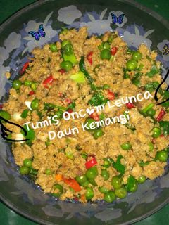 Foto resep Tumis Oncom Leunca Daun Kemangi