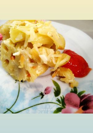 Foto resep Makaroni Panggang Sederhana (teflon)