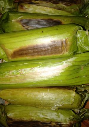Foto resep Nasi bakar ayam suwir