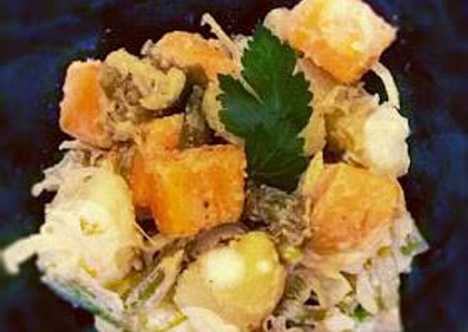 How to Make Favorite Potato and sweet potato salad