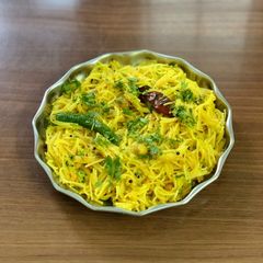 A picture of Semiya upma (vermicelli upma).
