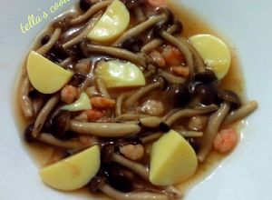 Foto resep Shimeji Tofu masak Angchiu / Sari Tapai