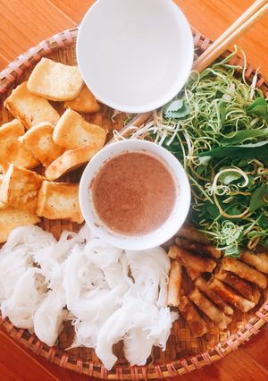 Hình của món Bún đậu mắm tôm.