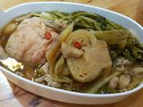 ไก่เห็ดเกี่ยมฉ่ายนึ่งยาจีน