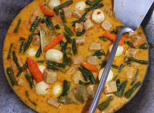 Foto resep Lodeh kacang panjang, tempe gembus, telur puyuh
