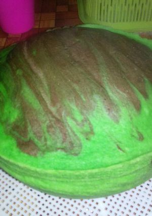 Foto resep Bolu Kukus Pandan Coklat 🍰