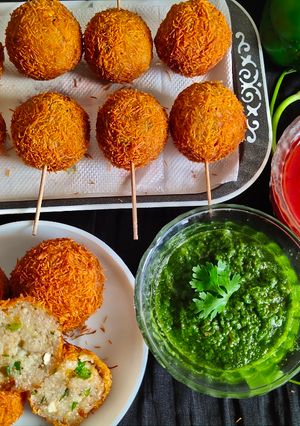 A picture of Potato Vermicelli Cutlet.