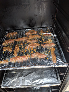A picture of Yummy duck jerky.