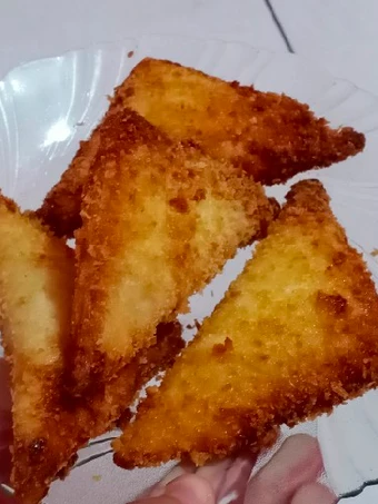 Cara Mudah Membikin Resep Roti tawar goreng isi Ragout yang Lezat Sekali Anti Ribet, Mantap