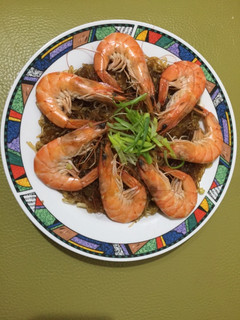 鮮蝦粉絲煲 的食譜成品照片