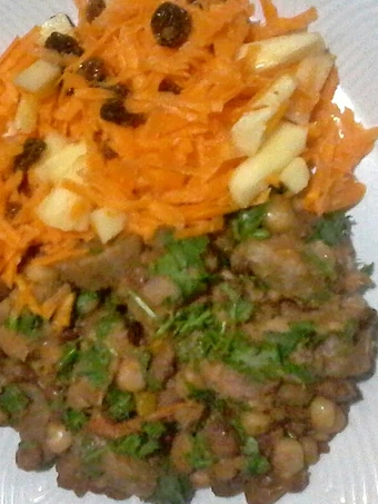 Easy Way Prepare Sultanas,carrots&amp; pineapple salad with Githeri the Awesome  Really delicious