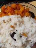 கார்லிக் பிளேவர் தயிர் சாதம்(garlic curd rice recipe in tamil)