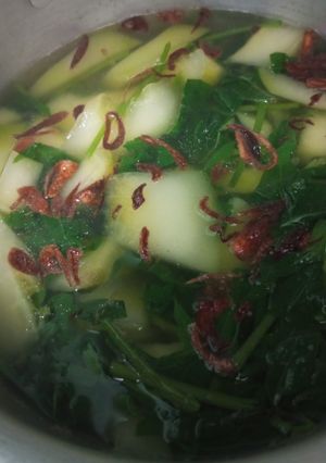Foto resep Sayur bening daun ubi jalar
